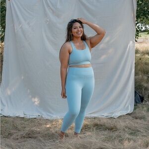 Sky Blue Girlfriend Collective Paloma Bra